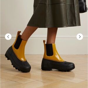 PROENZA SCHOULER
+ SOREL Caribou leather and rubber platform Chelsea boots